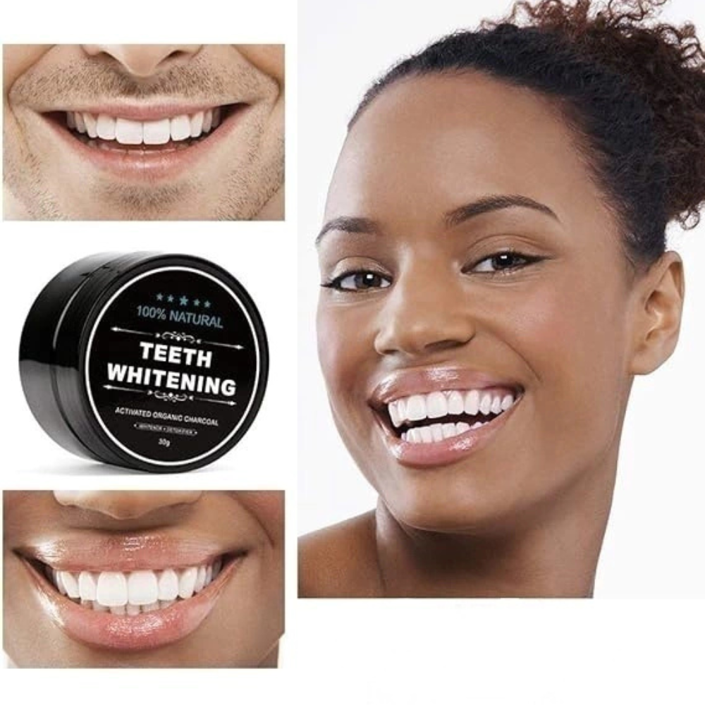 Blanqueador Dental Natural Carbón Coco 2x1