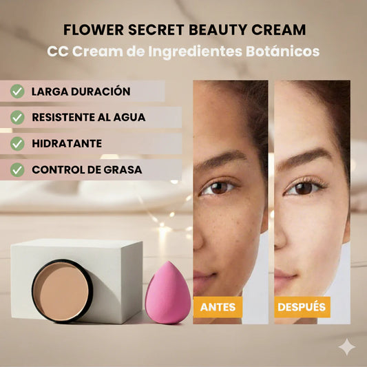 FLOWER SECRET BEAUTY CREAM™ BASE DE MAQUILLAJE PREMIUM.