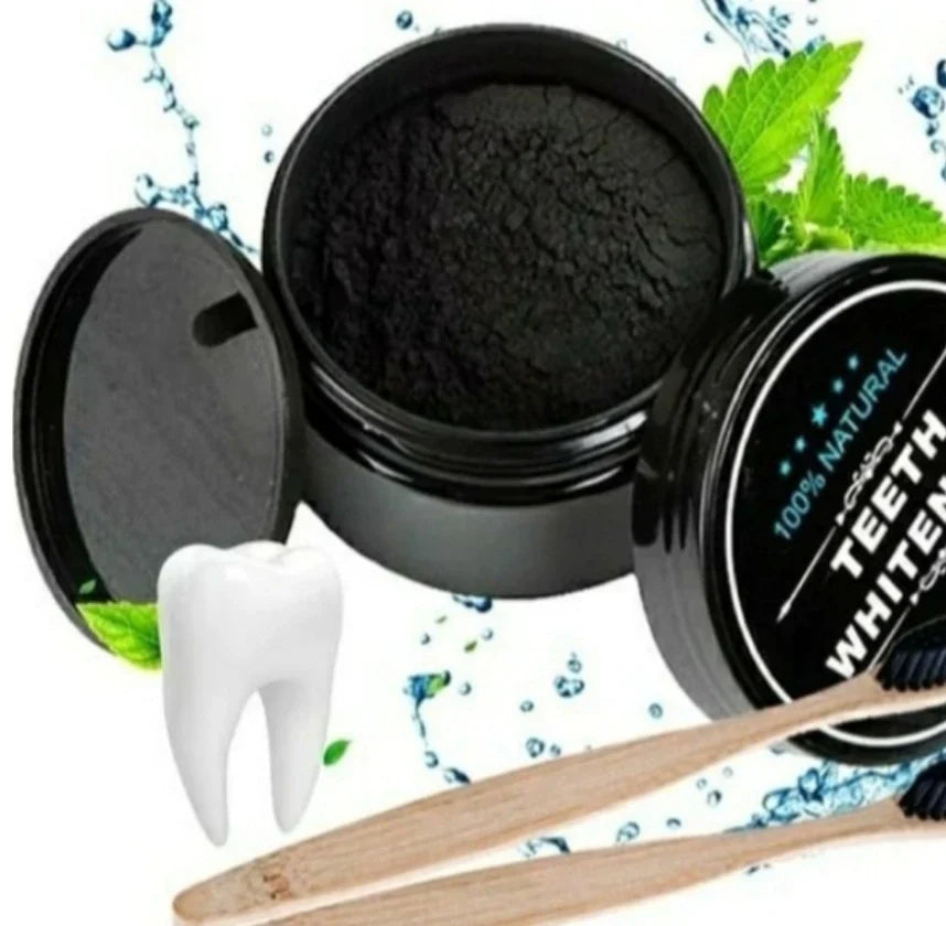 Blanqueador Dental Natural Carbón Coco 2x1